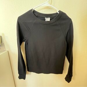 H&M Black Fitted Long Sleeve Hoodie